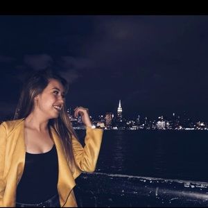 Mustard suede jacket